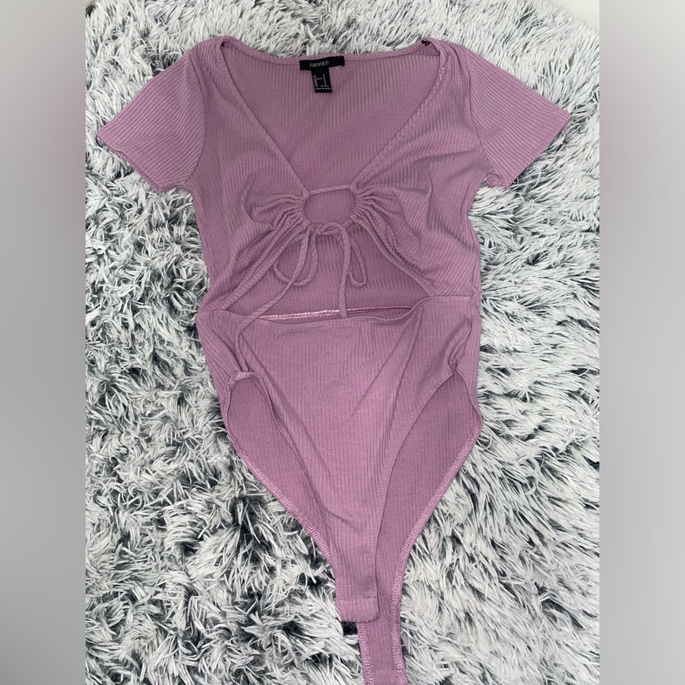 Forever 21 lilac bodysuit
